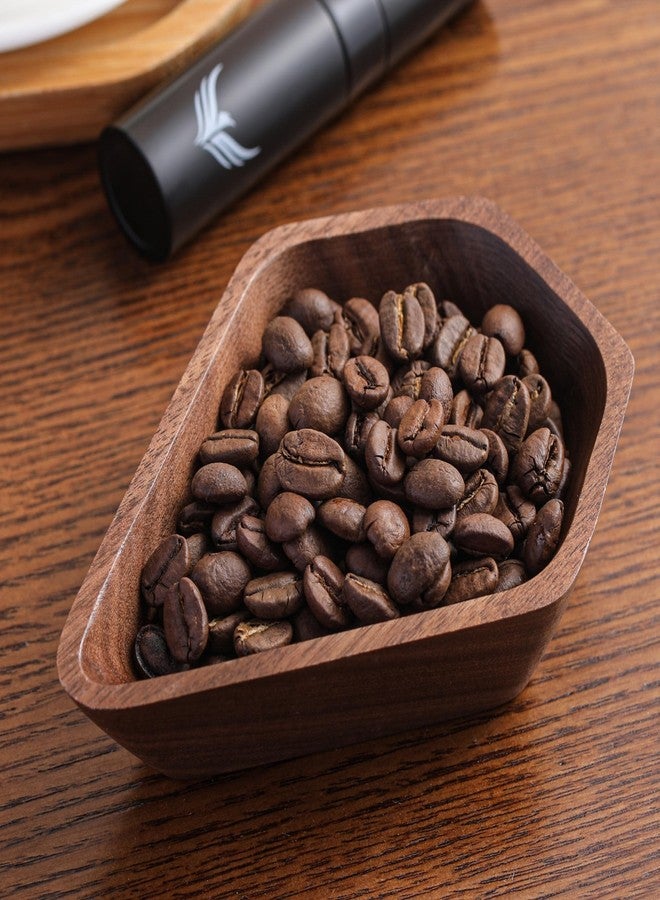 KNODOS Walnut Coffee Bean Dosing Cup and RDT Coffee Spritzer Set Coffee Bar Accessories Wooden Dosing Vessel Single Dose Coffee Measuring Tray Kit - Image 4